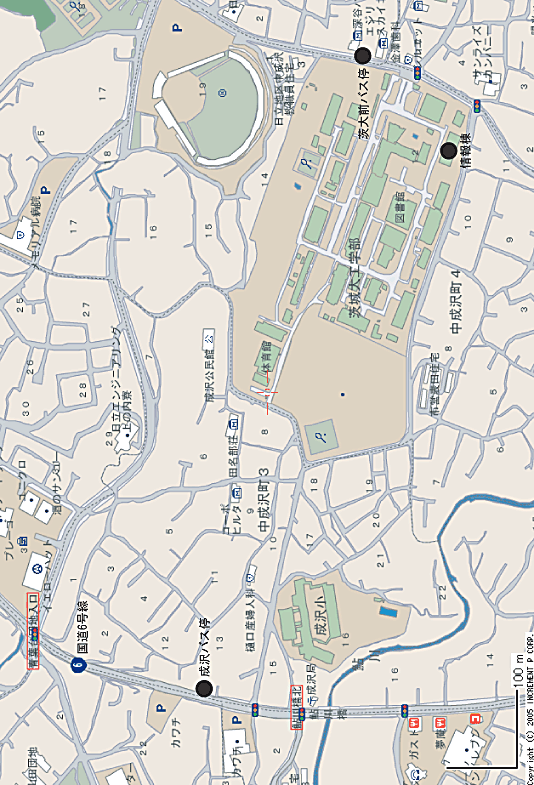 日立キャンパス周辺地図