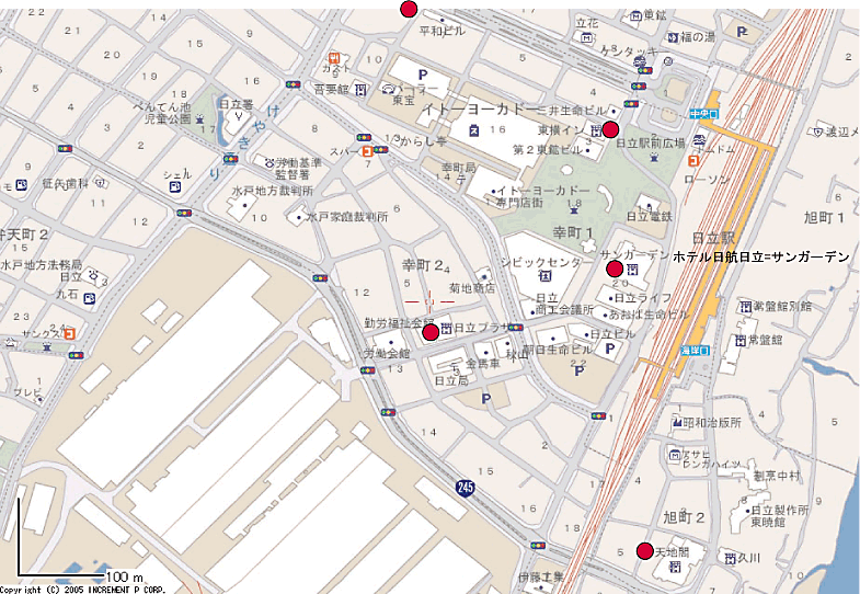 日立駅周辺地図